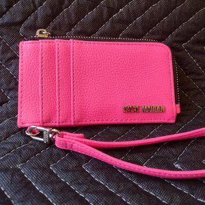 Steve Madden Hot Pink Wristlet - Coin Purse and Card Holder